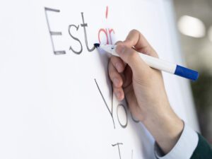 hand-writing-board-side-view